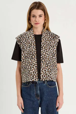 Cache Cache Gilet bruin