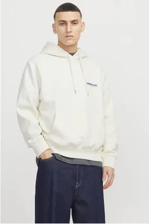 JACK & JONES CORE hoodie ecru