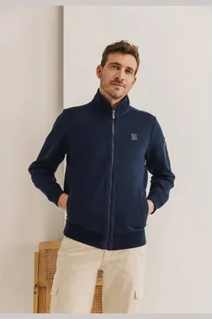 State of art Sweatvest donkerblauw
