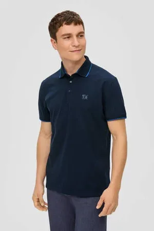 QS by s.Oliver Polo donkerblauw