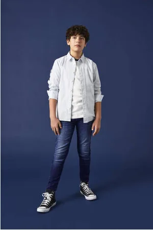 ONLY KIDS BOY overhemd KOBNIELS met backprint
