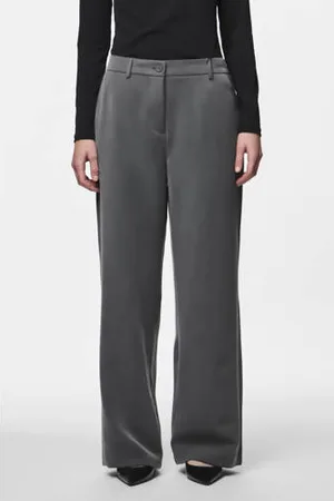 Pieces® High waist wide leg broek PCKAMIL