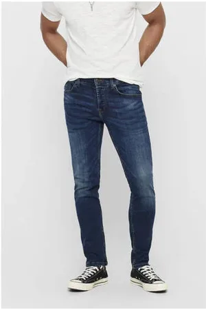 Only & Sons Regular fit jeans Weft medium blue