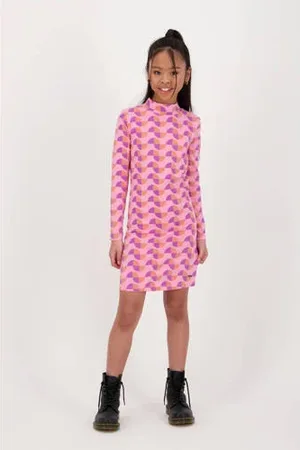 Raizzed Jurk Keet met all over print