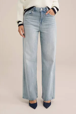 WE Fashion Blue Ridge high waist wide leg jeans