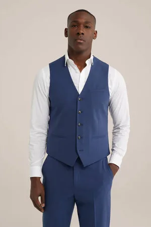 WE Fashion Gilet blauw