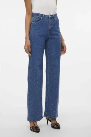 VERO MODA VMTESSA high waist wide leg jeans VMTESSA