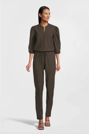 Imagine Travelstof jumpsuit kaki