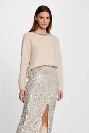 Morgan Trui met strass steentjes