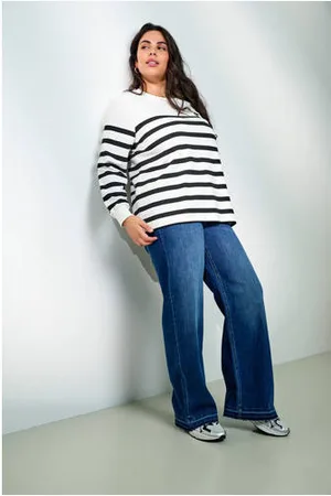 ONLY High waist wide leg jeans
