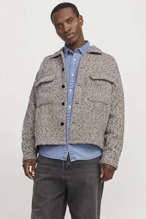 JACK & JONES ORIGINALS wollen oversized overshirt
