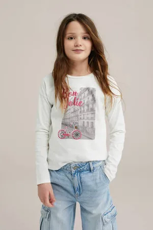 WE Fashion Longsleeve wit