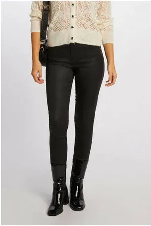 Morgan Coated skinny broek