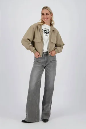 Raizzed High waist wide leg jeans Sky