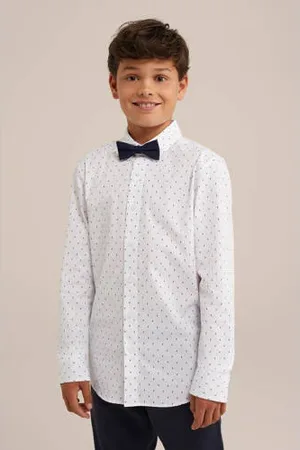 WE Fashion Overhemd met strik