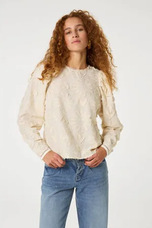 Fabienne Chapot Blousetop antiek broderie