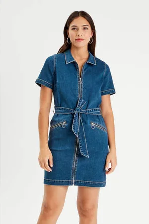 Cache Cache Spijkerjurk medium blue