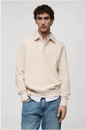 MANGO Sweater ecru