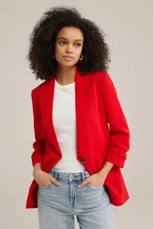 WE Fashion Regular blazer rood
