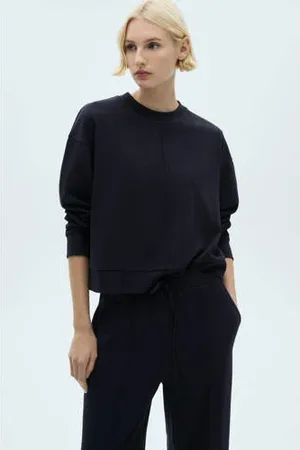 MANGO Sweater donkerblauw