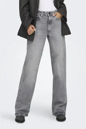 ONLY High waist wide leg jeans ONLJUICY