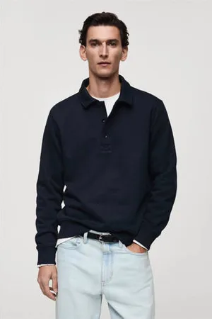 MANGO Sweater donkerblauw