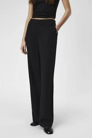 Object Linnen straight fit pantalon OBJSANNE