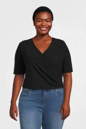 Plus Basics Top van travelstof