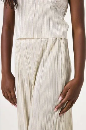 Garcia Wide leg palazzo broek goud