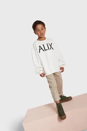 Alix the label Alix Mini sweater met backprint