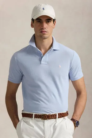 Ralph Lauren Slim polo lichtblauw