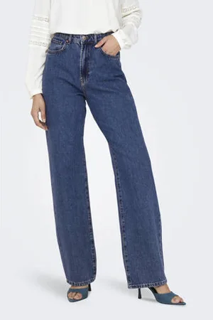 ONLY High waist straight leg jeans