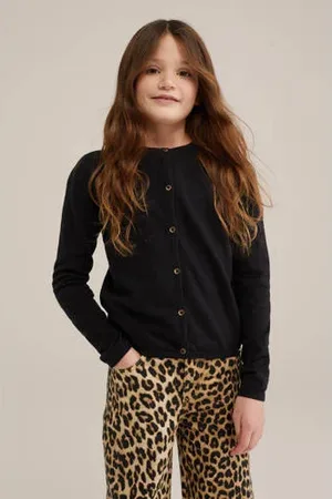 WE Fashion Vest fijn gebreid