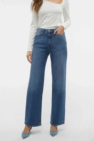 VERO MODA High waist wide leg jeans VMTESSA