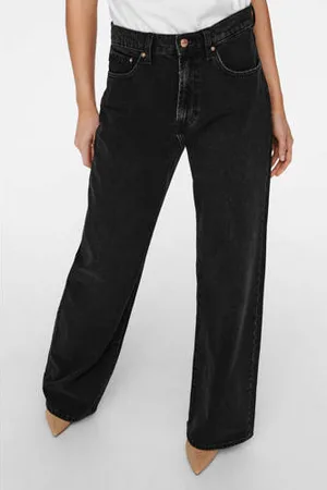 ONLY High waist wide leg jeans ONLHOPE