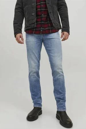 JACK & JONES JEANS INTELLIGENCE slim straight fit jeans JJITIM JJDAVIS