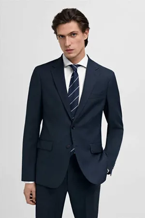 MANGO Colbert donkerblauw