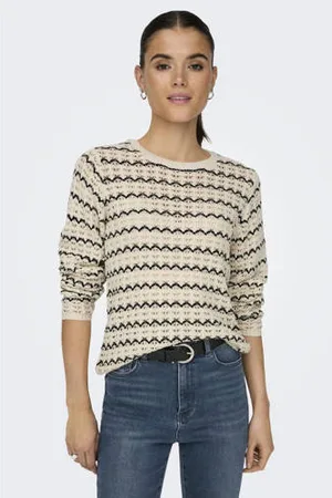 ONLY Pullover crème