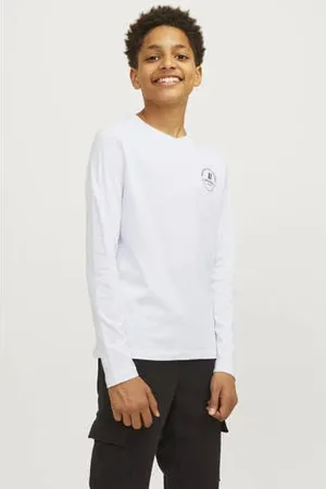 JACK & JONES JUNIOR longsleeve JJESWIFT met printopdruk