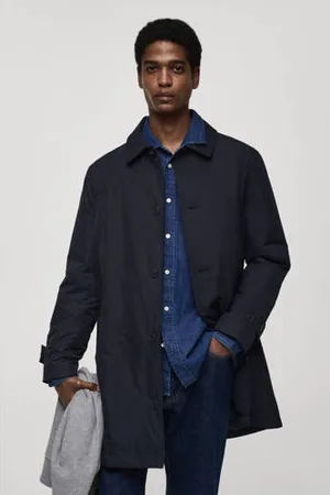 MANGO Manteljas donkerblauw