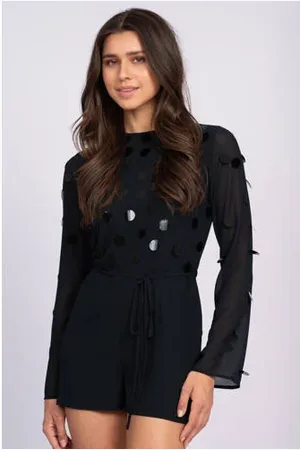 NIKKIE. X Anna Nooshin playsuit met pailletten