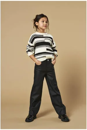 ONLY KIDS GIRL coated flared broek KOGJUICY