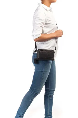 Burkely Leren crossbody tas Antique Avery