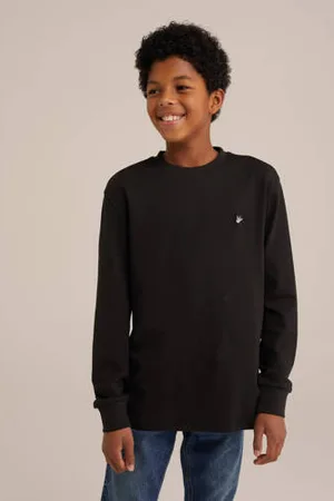 WE Fashion Longsleeve zwart