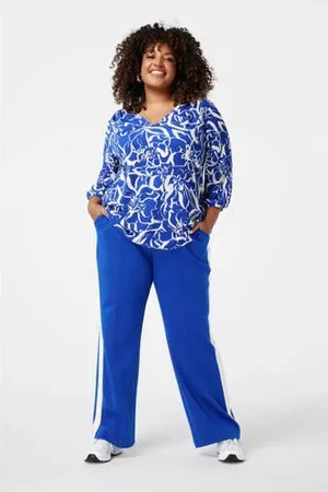 MS Mode Blousetop blauw
