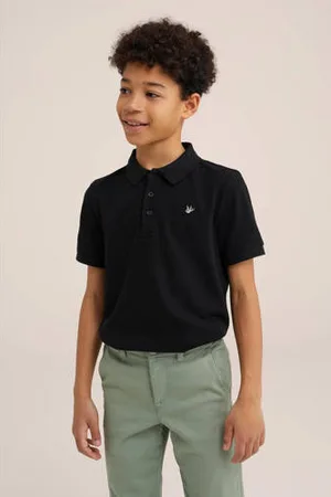 WE Fashion Polo zwart