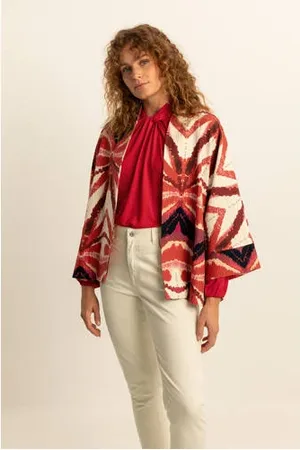 Expresso Kimono jasje met all over print