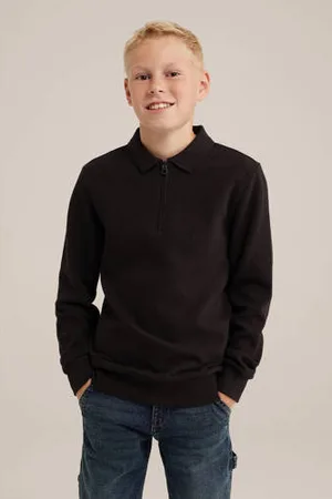 WE Fashion Sweater zwart