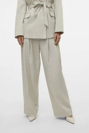 AWARE Wide leg high waist broek
