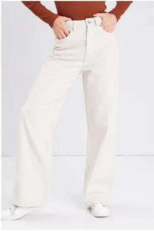 Cache Cache High waist wide leg jeans